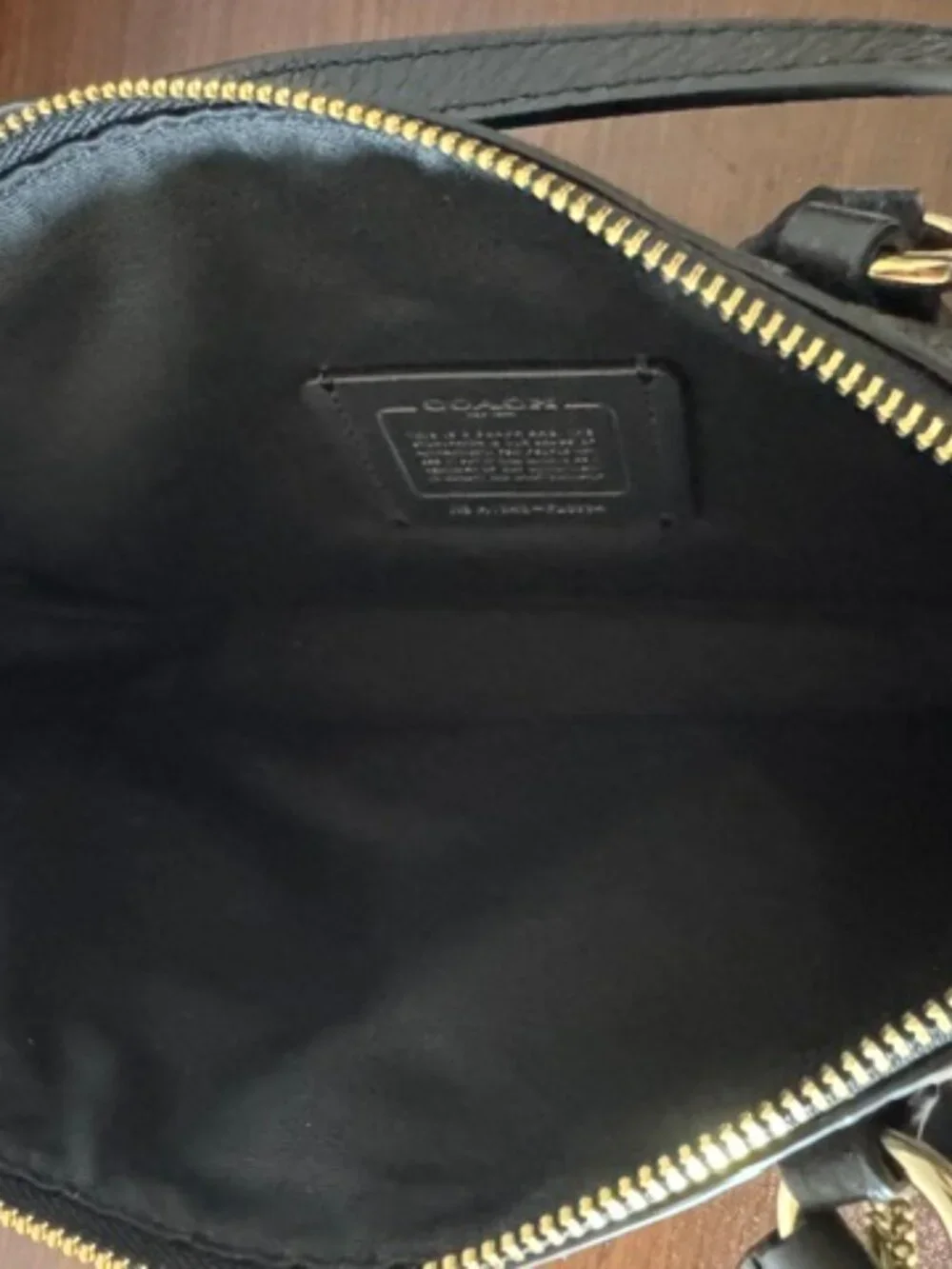 Coach Kelsey Satchel Black Pebbled Leather Gold Hardware NWOT Pristine Crossbody
